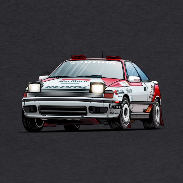 Toyota Celica ST165 GT Four WRC by Mario Ramos Rally Art